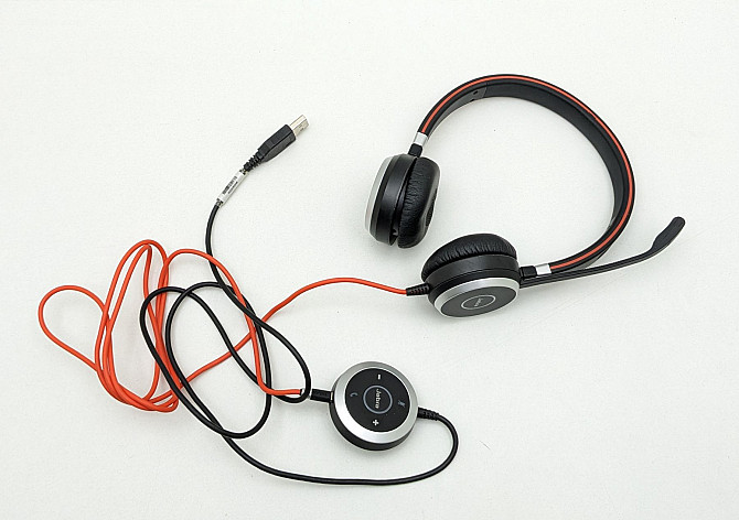Провідні навушники Jabra Evolve 40 MS Stereo HSC017 (Б клас) Луцк - изображение 1