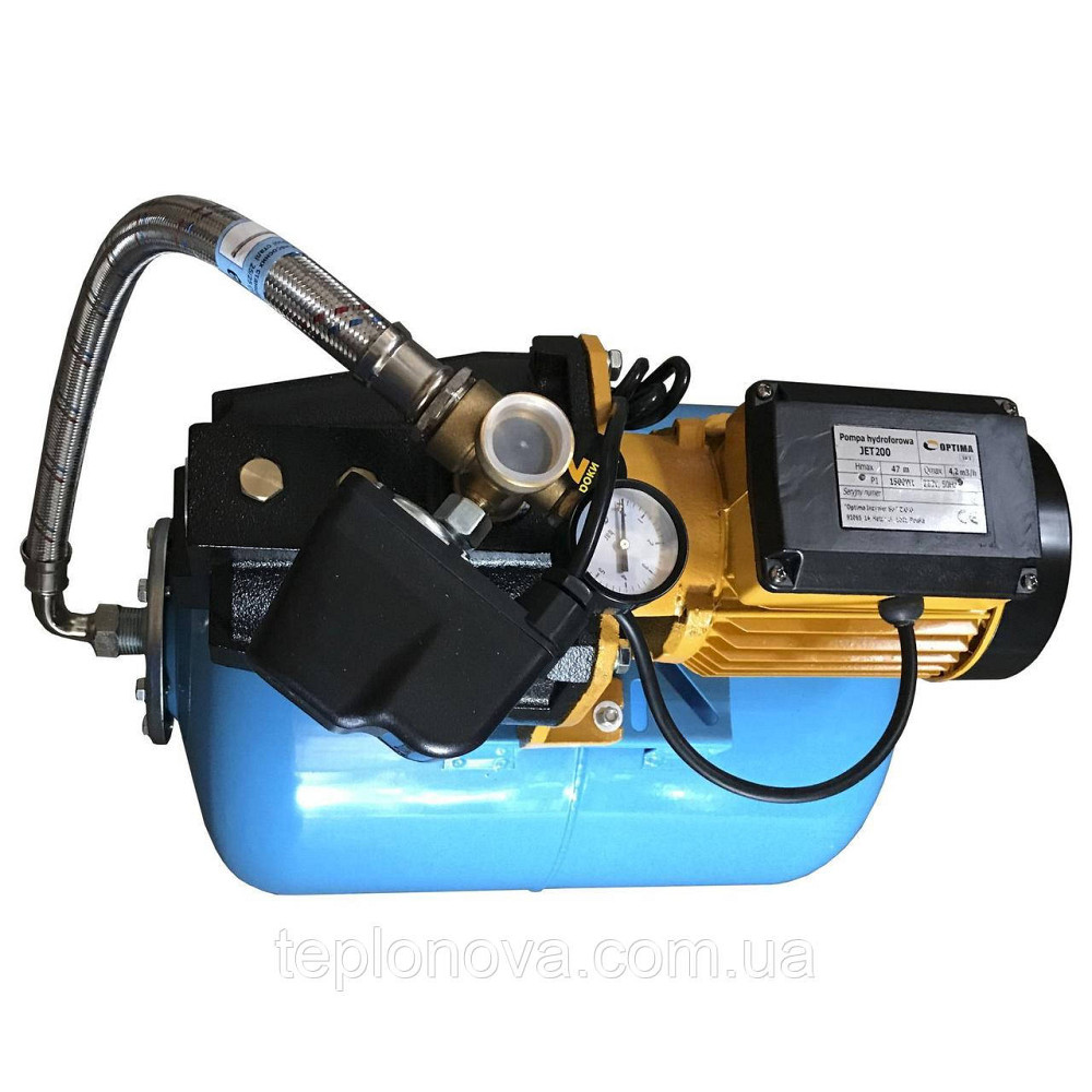 Насосна станція Optima JET200-50 1,5кВт чавун довгий на гребінці Чернівці - фото 2