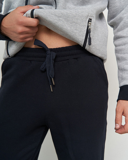 Чоловічий теплий костюм на блискавці зі штанами — Байка з начосом Tom John 93399 XL Київ - фото 4