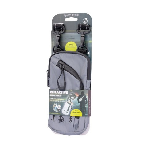 Сумка светоотражающая Troika Reflective Smartbag Серый Киев - изображение 5