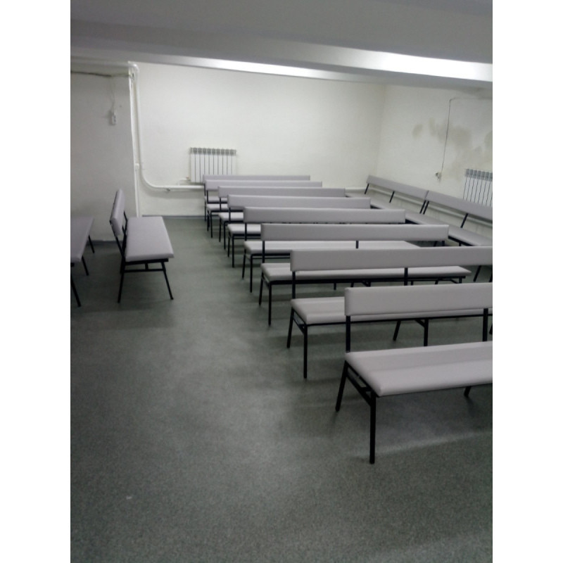 Диван медичний коридорний АТОН ДК банкетка для відвідувачів Дніпро - фото 3