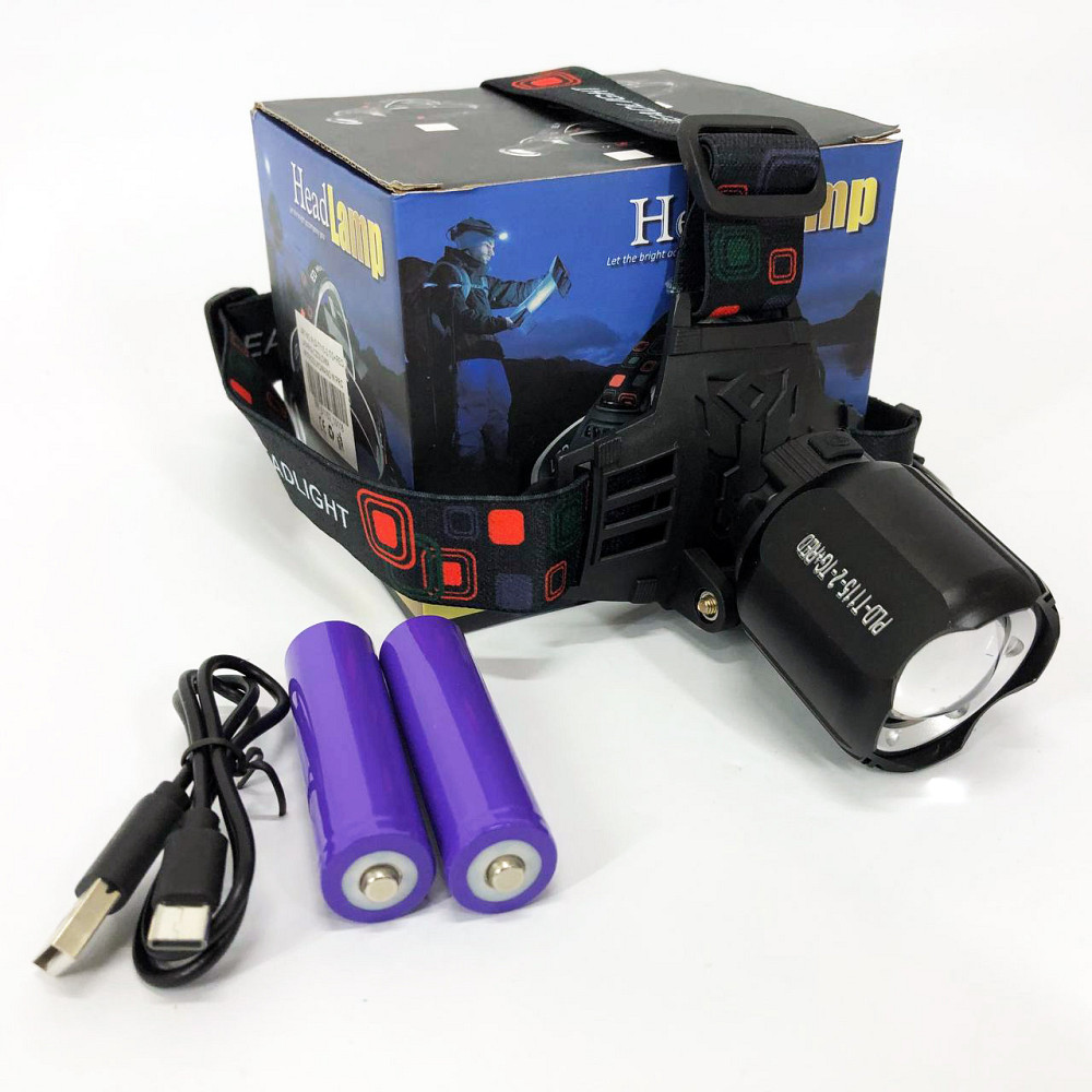 Світлодіодний ліхтар на лоб PLD-T115-2PM10-TG, Ліхтар акумуляторний для риболовлі LY-42 Львів - фото 4