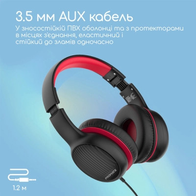 Наушники Promate Simba Onyx (simba.onyx) Винница - изображение 7