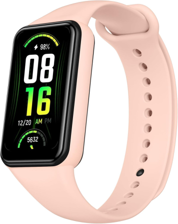 Фітнес-браслет Amazfit Band 7 Pink, AMOLED 1.47", 24 спортивні режими, моніторинг SpO2 та сну, вологозахист, Уцінка Київ