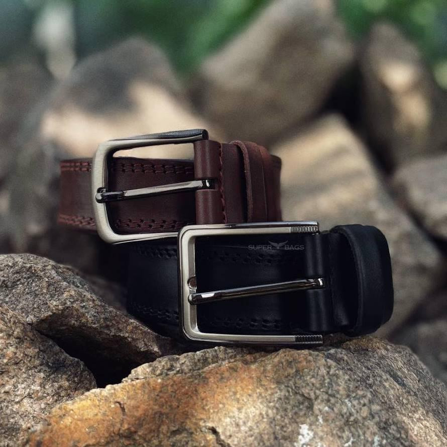 Мужской кожаный ремень Каменское - изображение 1