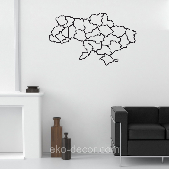Декоративное настенное Панно «Карта», Декор на стену Киев
