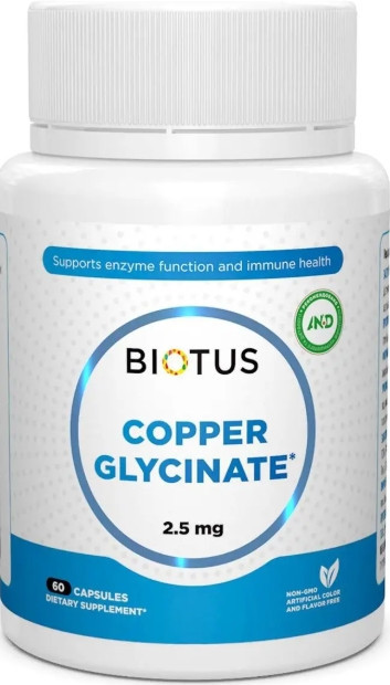Медь Biotus Copper 2.5 мг 60 капс Киев - изображение 1