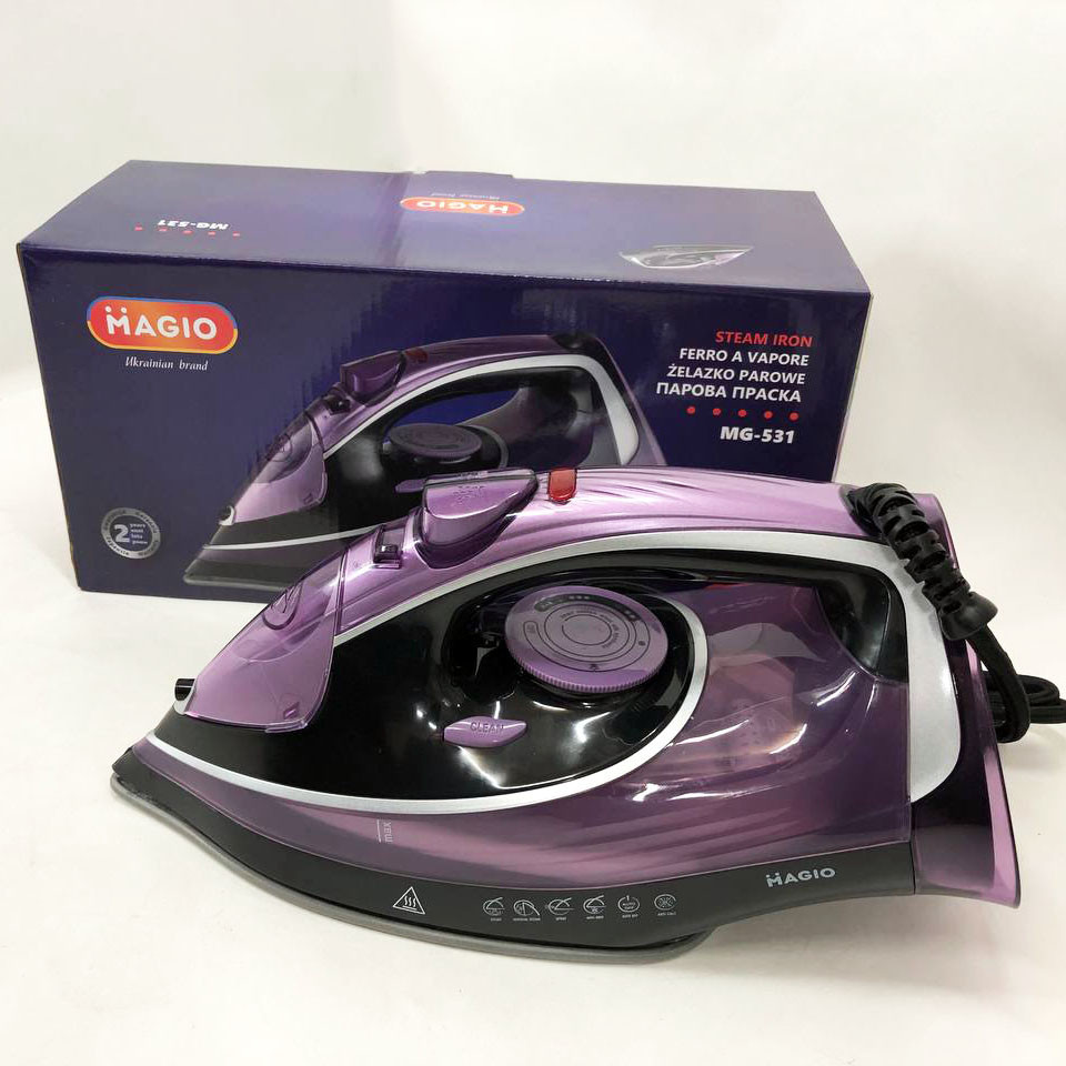 Паровой утюг для одежды бытовой MAGIO MG-531, Портативный утюг, Паровые LM-315 утюги отпариватели Киев - изображение 4