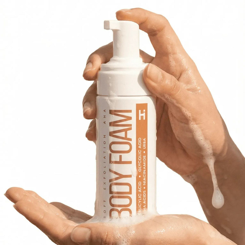 Мʼяка відлущувальна пінка з кислотами для тіла Soft Exfoliation AHA Body Foam Hillary 150 мл Київ - фото 8