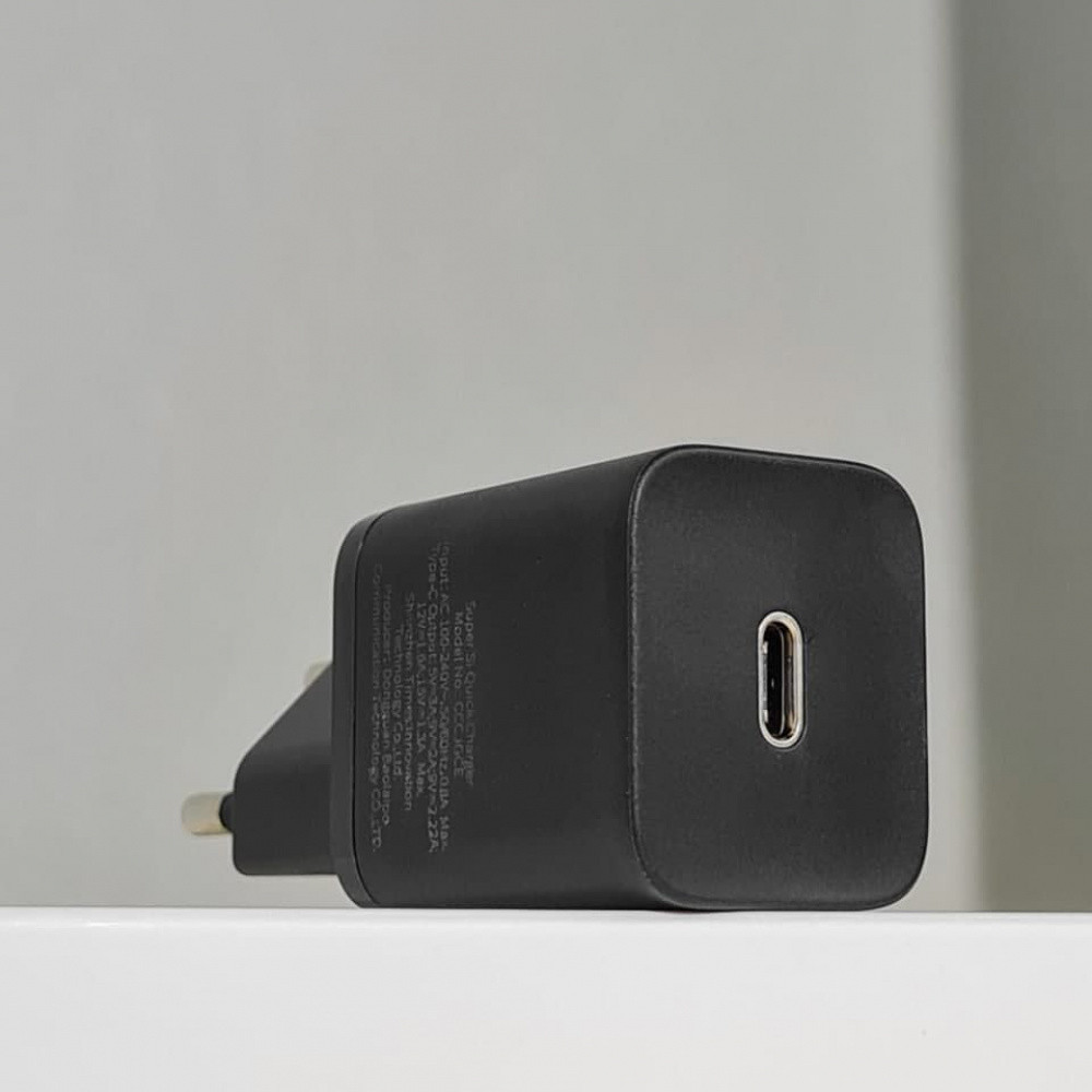 Сетевое зарядное устройство для Baseus Super Silicone PD Charger 20W Type-C синий Львов - изображение 5