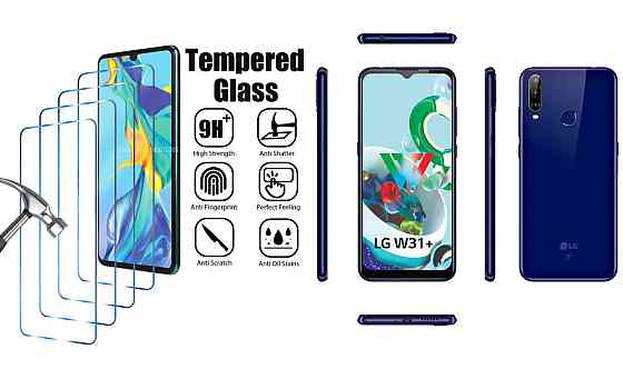 Захисне скло ArmorGlass для LG W31, LG W31 Plus – стійке до подряпин та ударів Київ