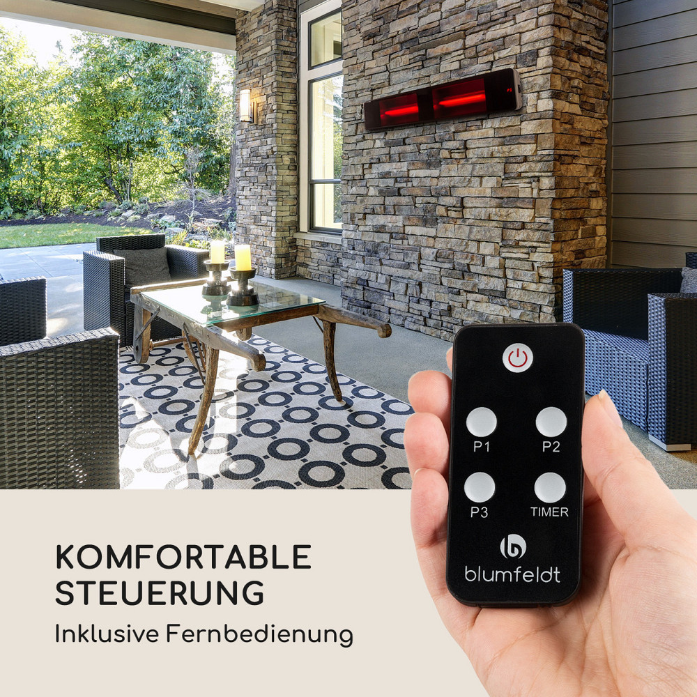 Вивчальний нагрівач Phantom Plus алюміній 800/1200/2400 Вт пульт дистанційного керування сірий (Німеччина, Рівне - фото 8