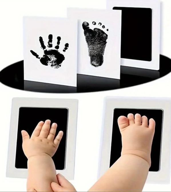 Набір для створення відбитка ручки та ніжки Чорний Тернопіль - фото 2