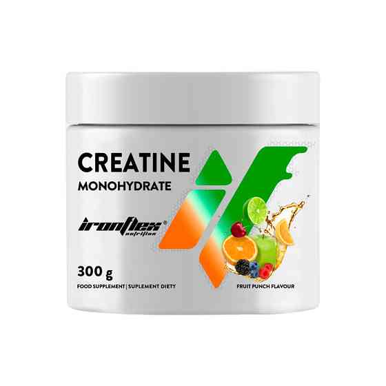 Креатин моногідрат IronFlex Nutrition Creatine Monohydrate 300 g  (Fruit Punch) Луцьк