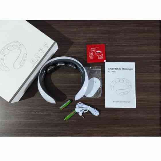 Расслабляющий массажер для шеи с ик прогревом Smart Neck Massager HX-1680, Массажеры для разминание MU-86 Львов