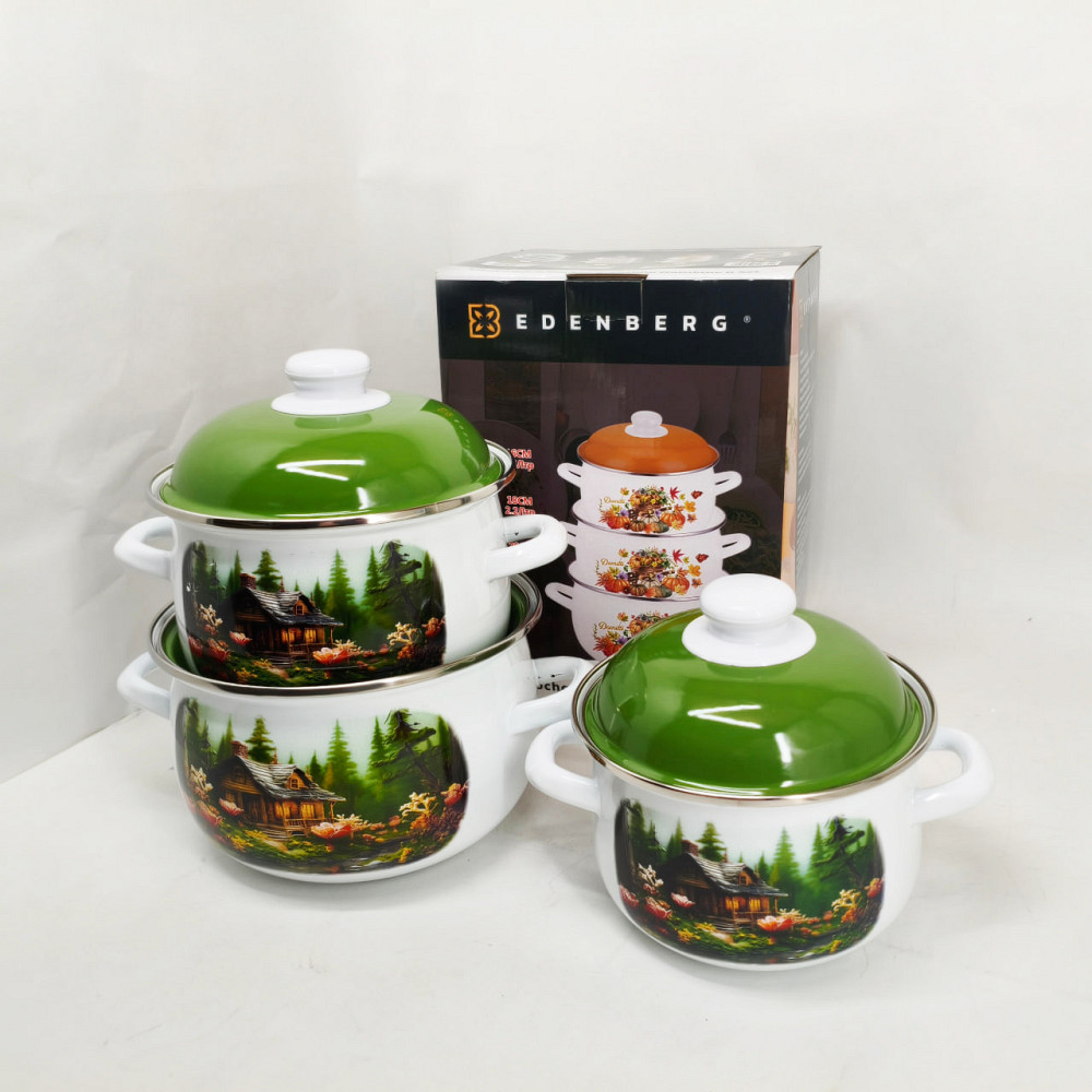 Набор качественных каструль, Кастрюли с крышками, Фирменные наборы кастрюль, Набор кастрюль для плит CQ-52 Львов - изображение 3