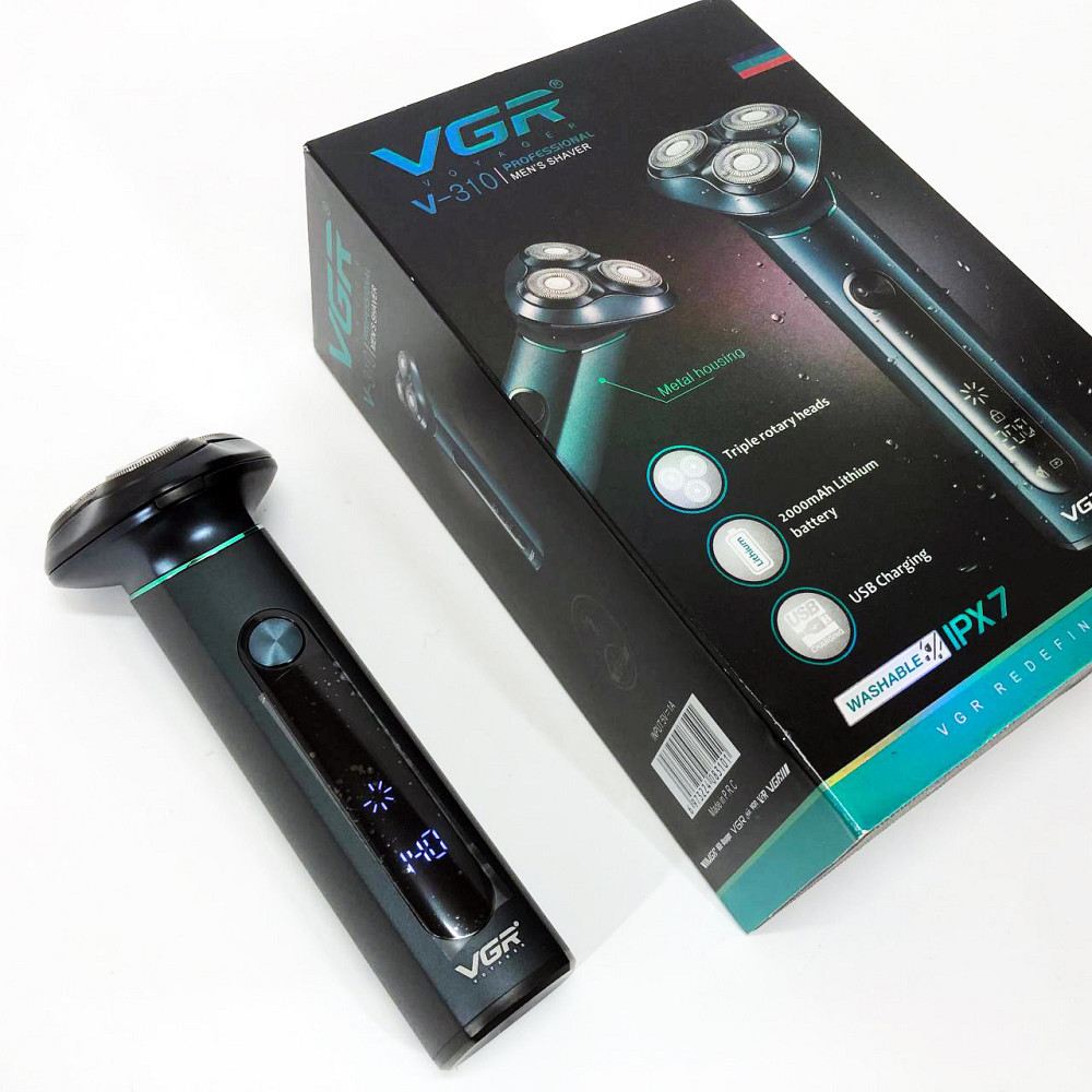 Портативная мужская профессиональная бритва VGR, Мужская бритва на батарейках, Электробритва для мужчин JQ-47 Львов - изображение 10