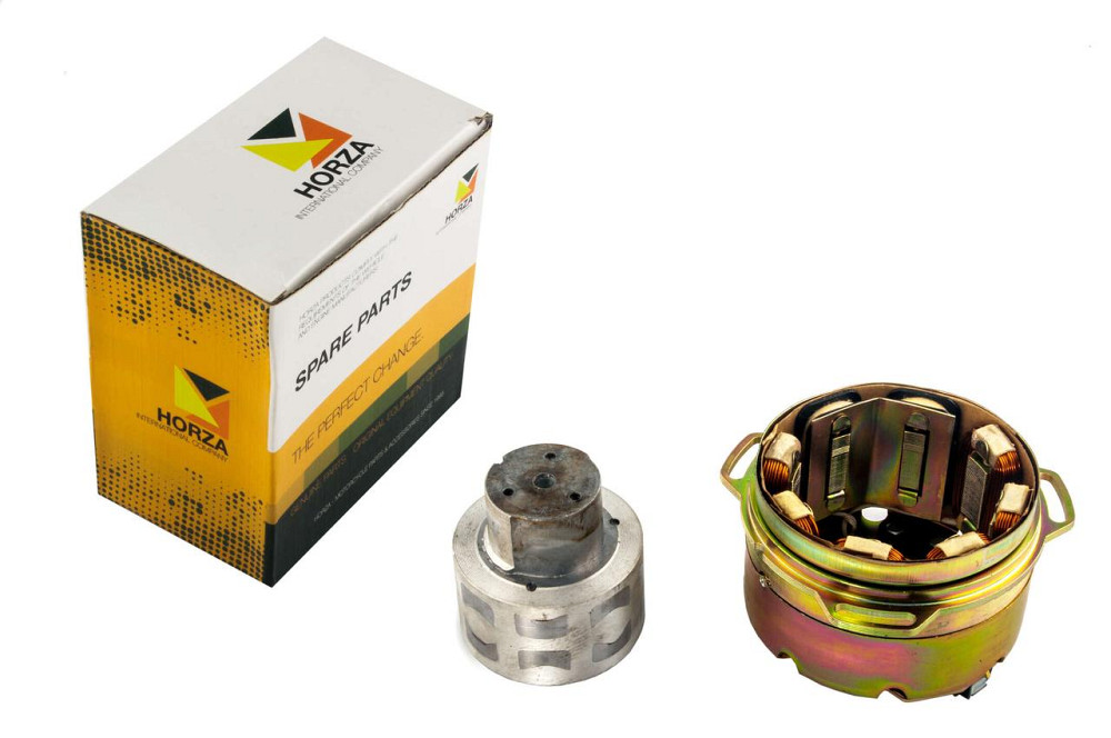 Генератор мотоцикл Мінськ 14V 65W (43.3701) (6+2) HORZA (#JING) Мукачево - фото 1