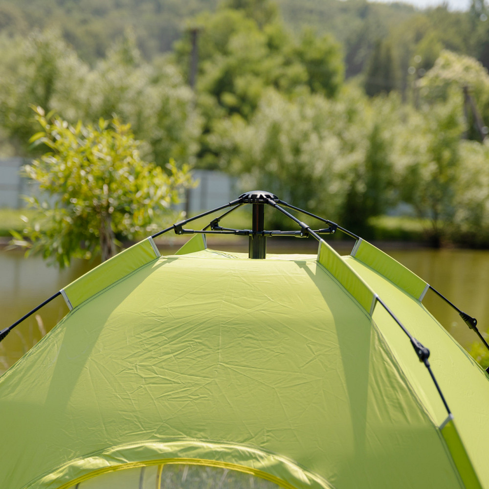 Lugi Намет кемпінговий 2 на 2 метри автоматичний для риболовлі походу туристичний LU-019M Салат Коломыя - изображение 6