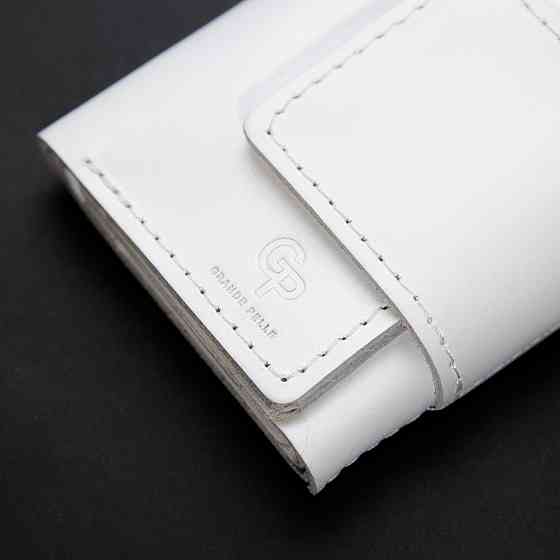 Жіноче шкіряне портмоне Білий (GRANDE PELLE) Київ