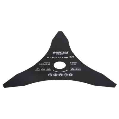Нож для триммера Sigma 255x25.4мм, 3Т остроконечный (5624351) Винница