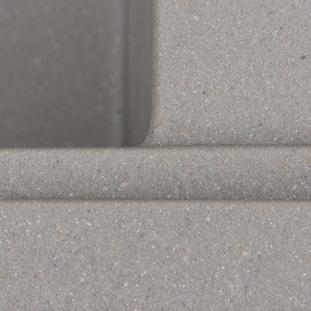 Гранітна мийка для кухні VALESO AZURIT 7950 матова Сірий мусон Коломыя - изображение 6