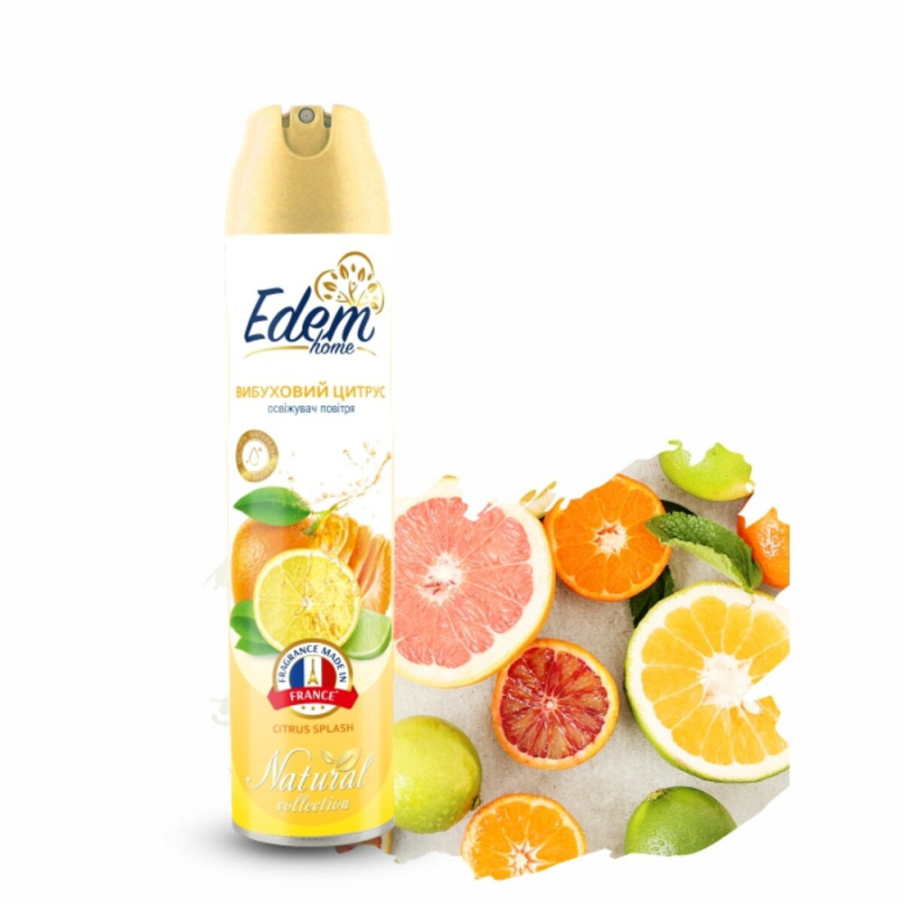 Освіжувач повітря Edem Home Вибуховий цитрус, 300мл EH550151 Киев - изображение 1