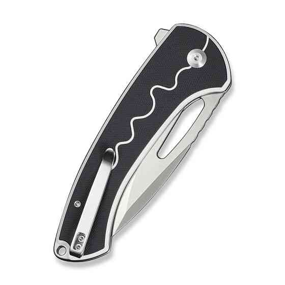 Ніж складаний Sencut Squiggy White/Black S24082A-1 Ровно