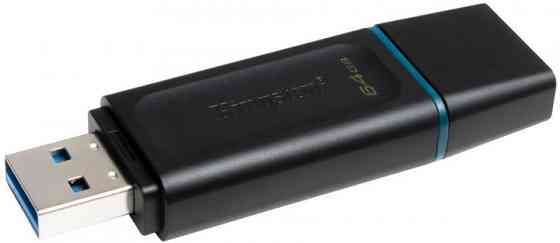 Flash Drives Kingston DataTraveler Exodia 64GB USB 3.2 (DTX/64GB) Black/Teal (6622892) Киев