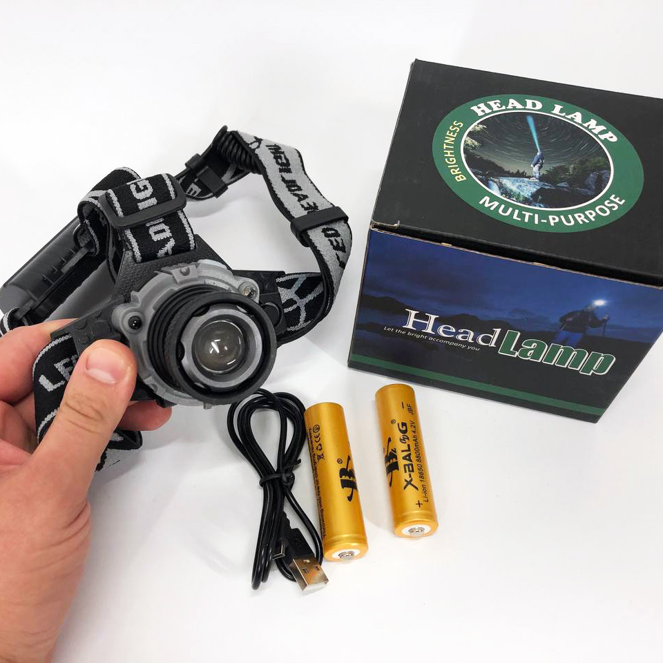 Фонарь для спасателей на голову BL-W002, Портативный светодиодный налобный фонарь KP-48 Львов - изображение 5