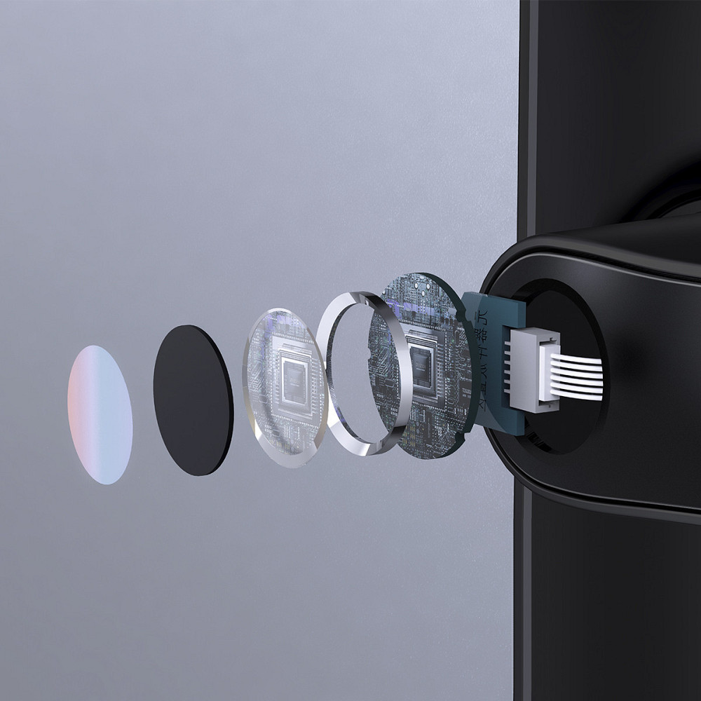 Розумний дверний біометричний замок SEVEN LOCK SL-7767BFW Київ - фото 14