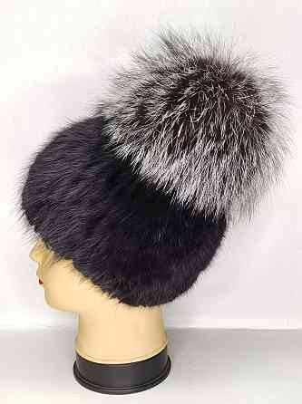 Шапка меховая женская ондатра бон Джоли Черный Харьков
