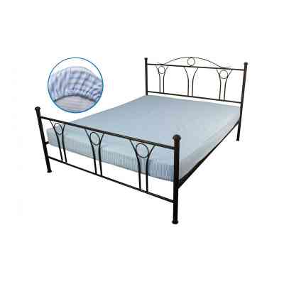 Простирадло Руно бязь на гумці Блакитна смужка 90х200 см (503.114У_блакитна смужка) Вінниця