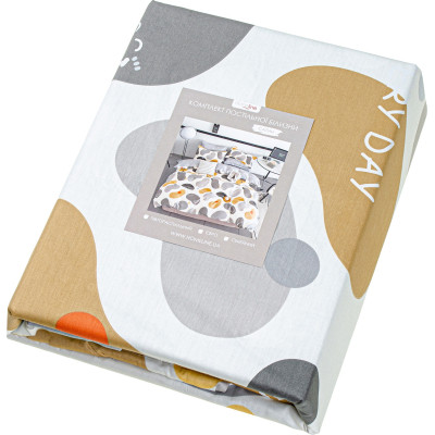 Постільна білизна Home Line Недільний ранок Сатин Твіл євро (183034) Вінниця - фото 1