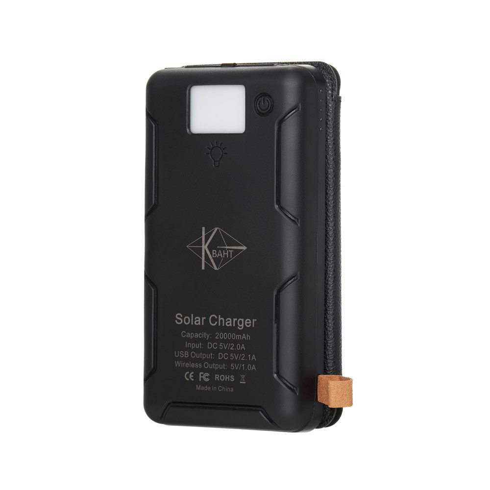 УМБ PowerBank с солнечной панелью, повербанк КВАНТ WSC15/1 20000mAh + 1 panel Киев - изображение 3