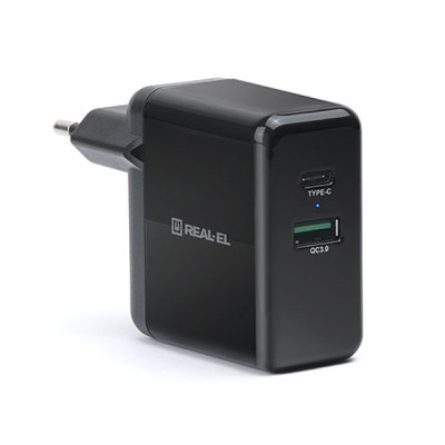 Зарядное устройство REAL-EL CH-350 black (EL123160017) Винница - изображение 3