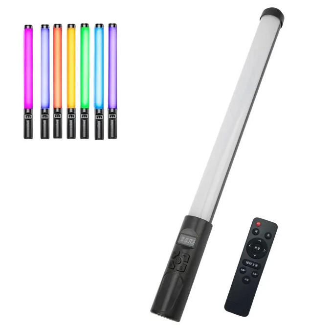 Світлодіодний освітлювач 50см RGB 3200-5500K Puluz TBD05527001 Київ - фото 1