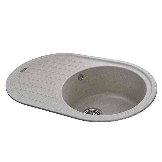 Гранітна мийка Globus Lux OHARA мигдаль 770х500мм-А0008 Київ