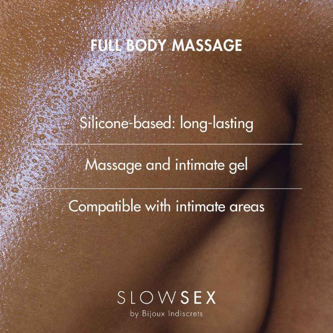 Гель для массажа всего тела FULL BODY MASSAGE Slow Sex by Bijoux Indiscrets на силиконовой основе Sex Aura Киев - изображение 6