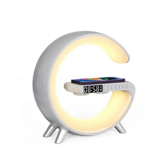 Настольная смарт лампа-ночник 4в1 G-Smart RGB G-11 FM-радио;Будильник; Таймер, Беспроводная зарядка  Киев