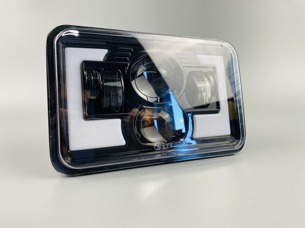 Фара LED прямокутна 95W ближній + дальній + повороти + габарит Мукачево - фото 2