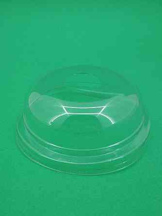 Кришка купольна з отвором для склянки РЕТ (200,300,500) (не висока) (100 шт.) Харків