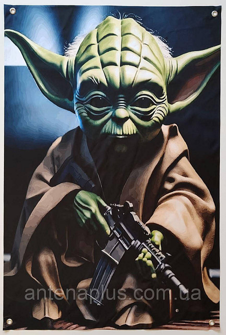 Baby Yoda баннер 900х600 мм Киев - изображение 1