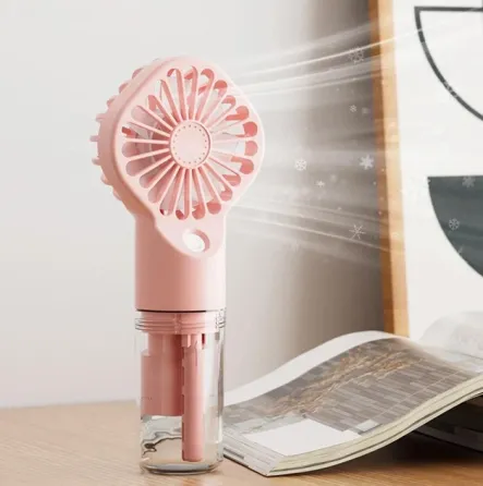 Ручний вентилятор 2в1 із зволожувачем повітря акумуляторний портативний з 4 швидкостями Одеса