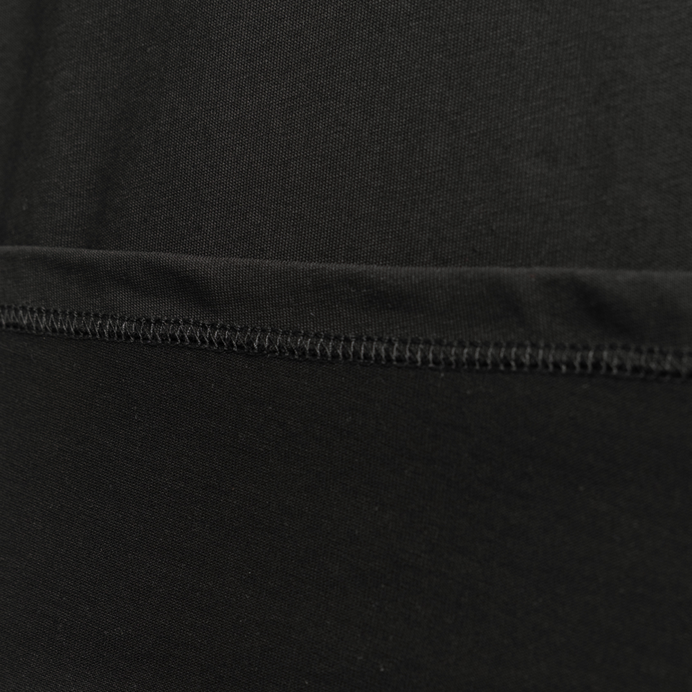 Базова чорна оверсайз футболка чоловіча весна літо однотон. Футболка оверсайз Pobedov Onyx Київ - фото 3