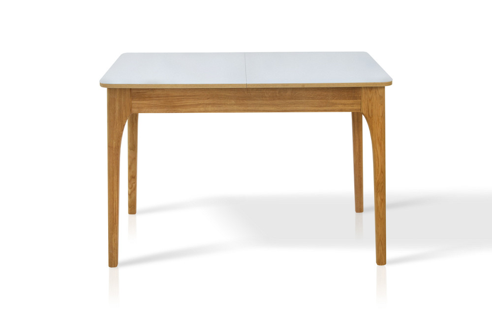 Стіл Фієста (110+350)*70, горіх/білий Київ - фото 1