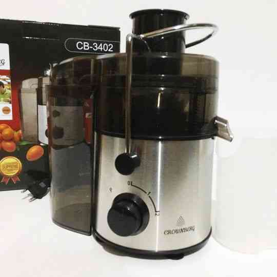 Соковыжималка Crownberg CB-3402 электрическая центробежная для обработки целых фруктов 600Вт EF-13 Львов