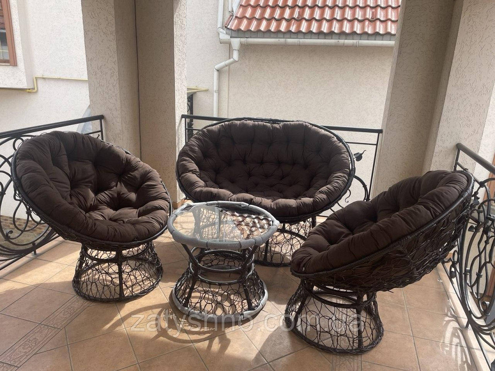 Балконная  мебель ротанговая с удобными накиками Киев - изображение 5