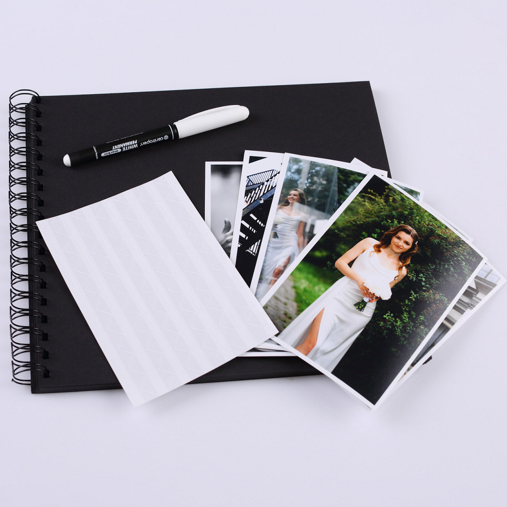 Альбом на пружині 23x25 см 50 сторінок + 2 маркери  Чорний Тернопіль - фото 8