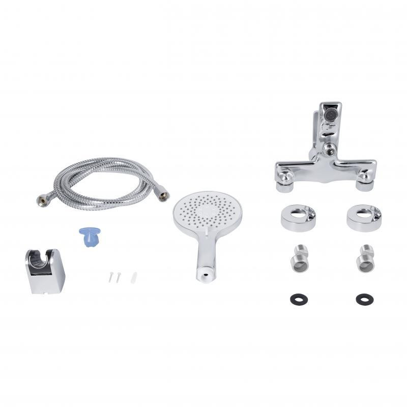 Смеситель для ванны c душевым гарнитуром Qtap Taurus QTTAU259CRM45661 Chrome Харьков - изображение 8